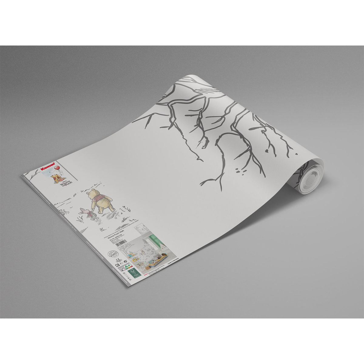Komar  Vlies Fototapete Winnie the Pooh Walk 200x280 cm Bild 4