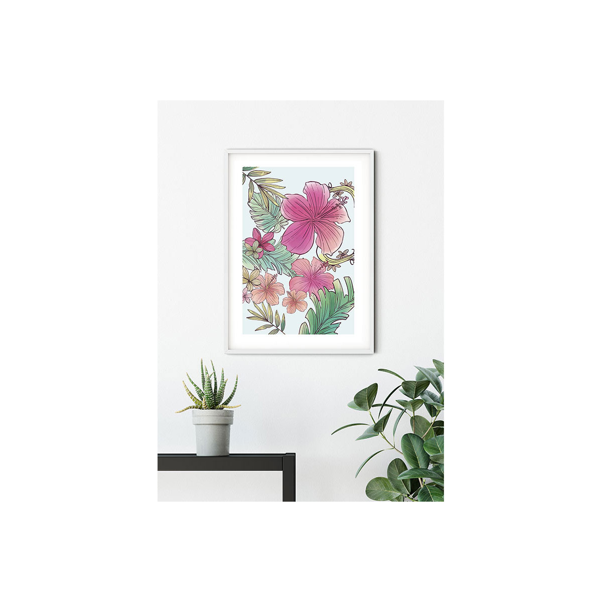 Komar  Wandbild Ariel Flowers 50x70 cm Bild 4