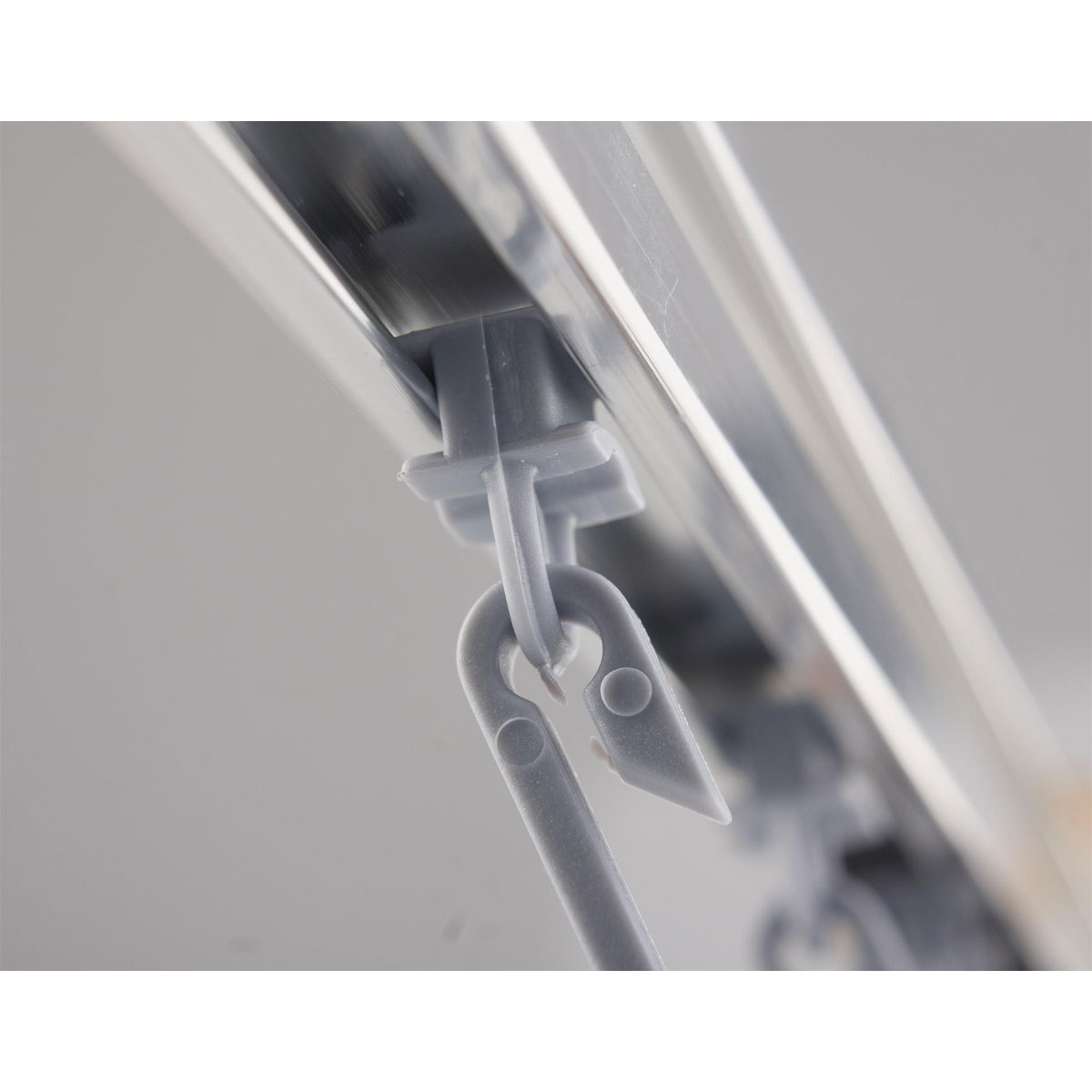 Valblue Universal-Vorhangschiene Bruck, ca. 90x90x90 cm, Farbe: Chromfarben glänzend Bild 7