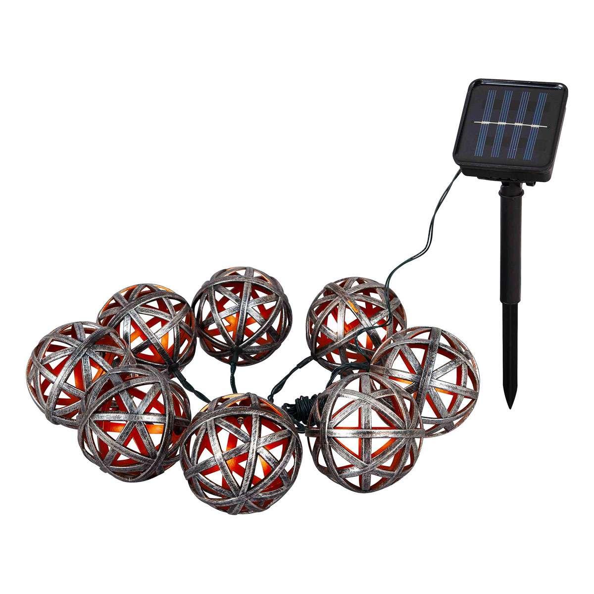 Flector Garten  LED Solar Lichterkette Glow 4,1m