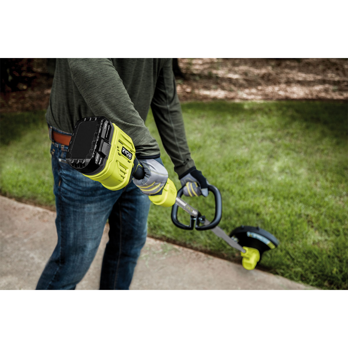 Ryobi  18V Akku-Rasentrimmer-Set RY18 LTX33A-125 Schnittbreite 28/33 cm inkl 2,5 Ah Akku u Ladegerät Bild 3