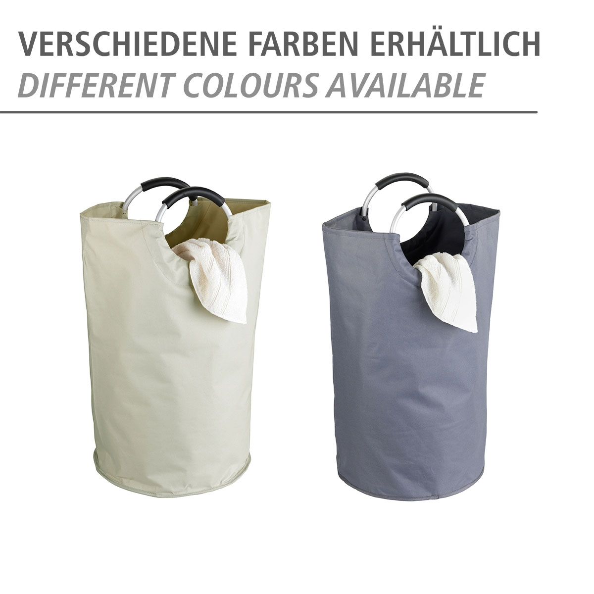 Wenko  Wäschesammler Jumbo Anthrazit Multifunktionstasche 69 l Bild 4