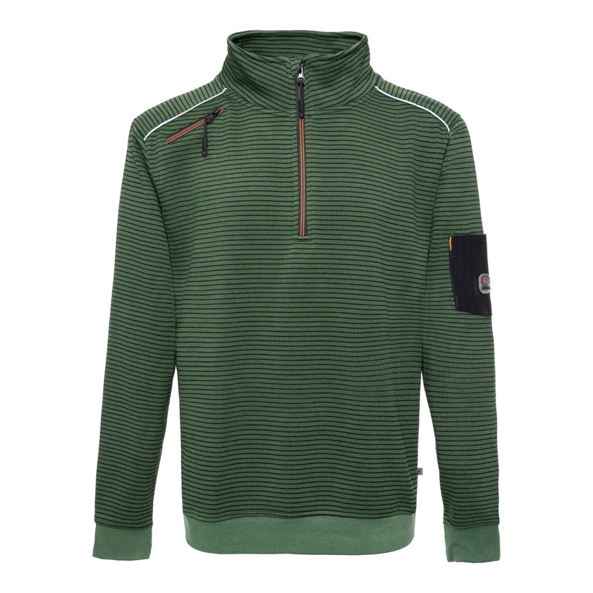 Terrax Workwear Herren Stricktroyer Grün Gr. L