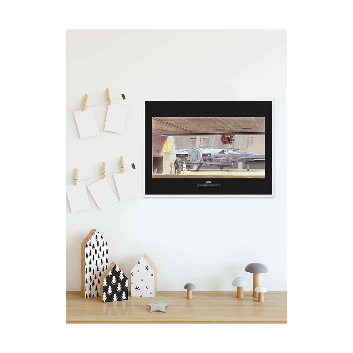 Komar  Wandbild Star Wars Classic Mos Eisley Hangar 70x50 cm Bild 4