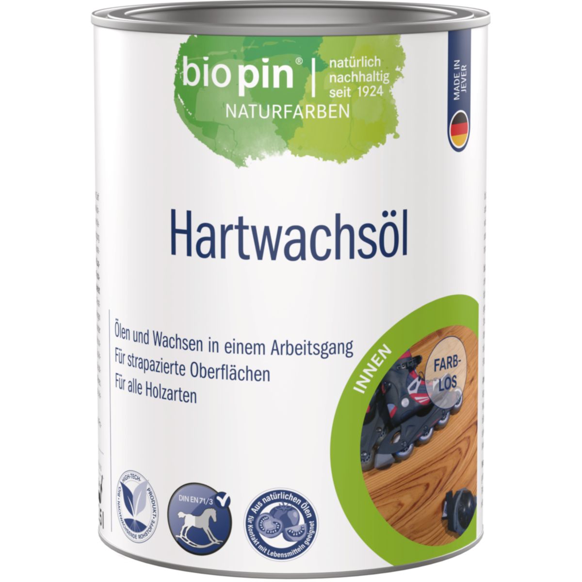Biopin Hartwachsöl Farblos 2,500 l