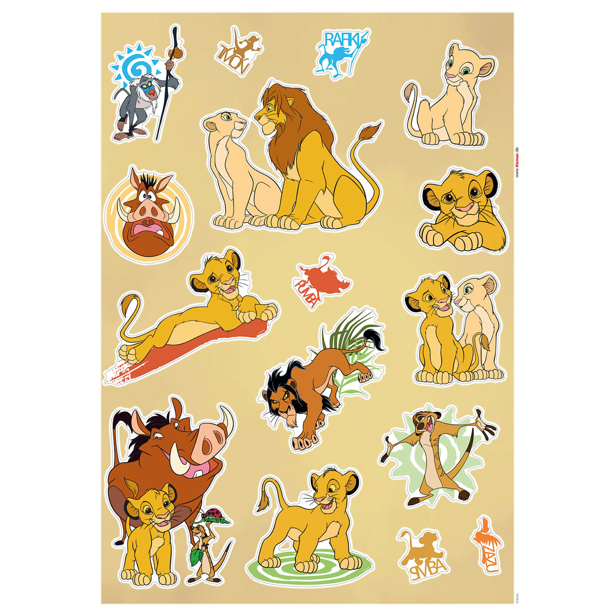 Komar  Wandtattoo Lion King Circle of Life 50x70 cm Bild 2