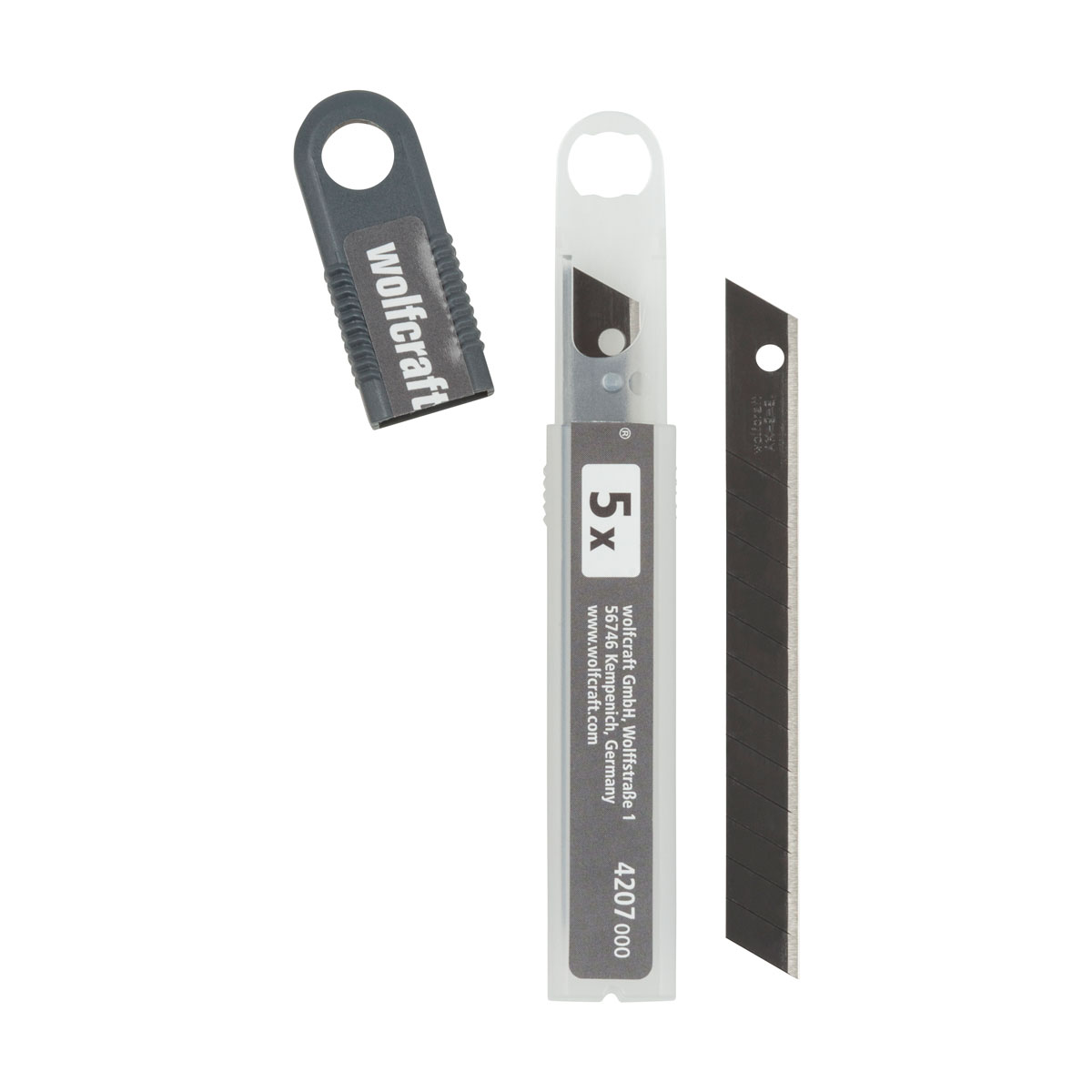Wolfcraft   5 Profi-Sharp-Abbrechklingen 9 mm schwarz Bild 3