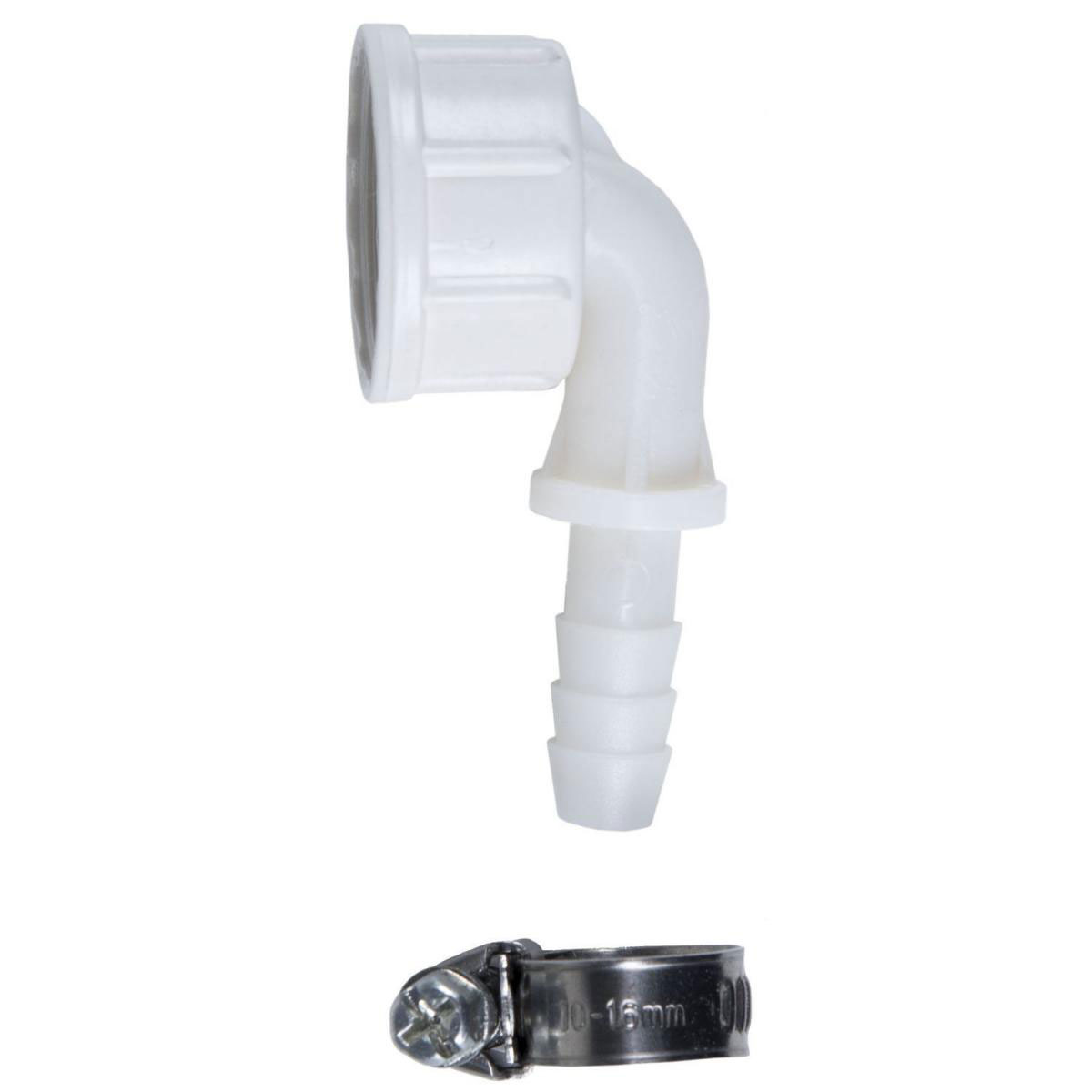 Winkel-Schlauchverschraubung 3/8" Kunststoff