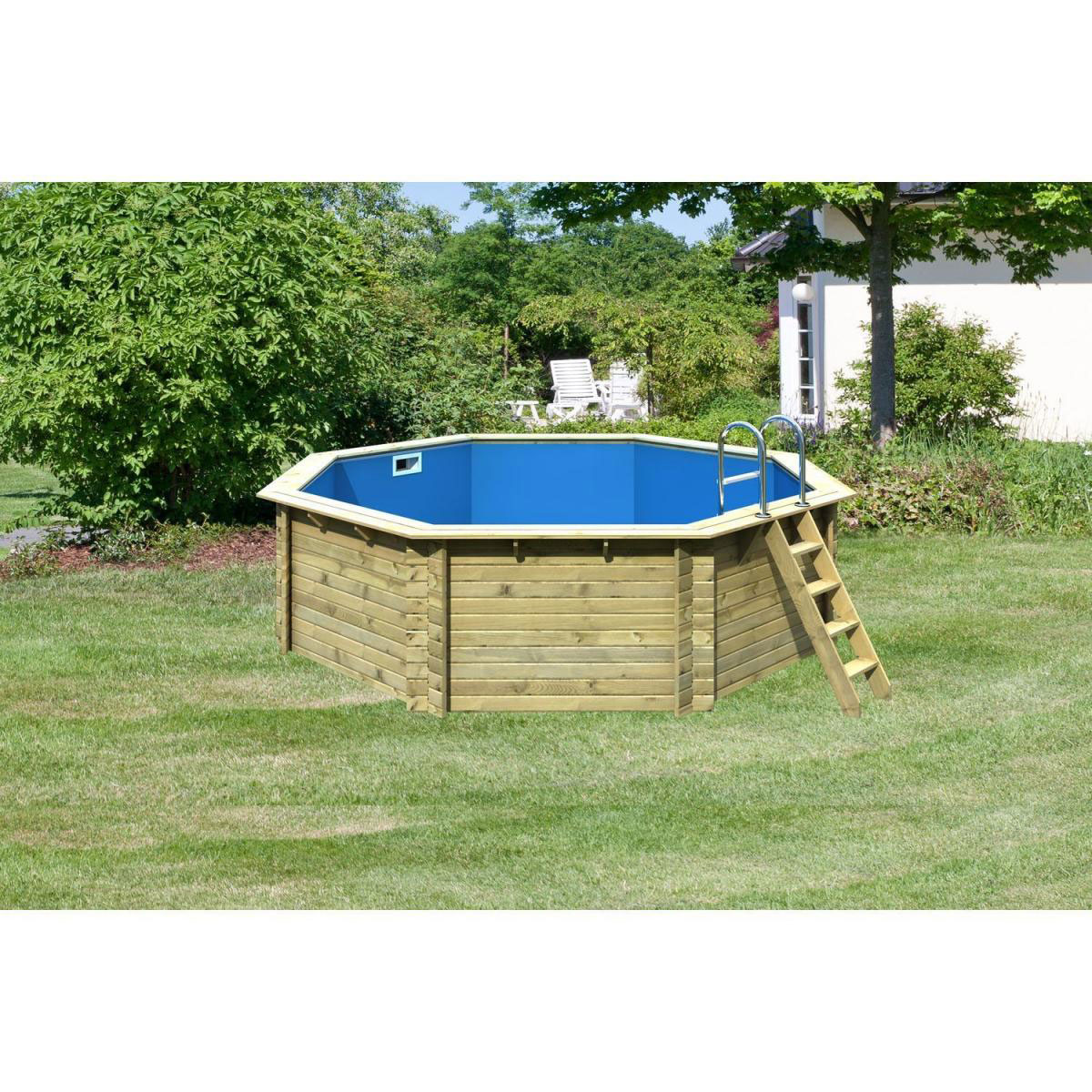 Karibu Pool 2 Variante A inkl Holzdeck