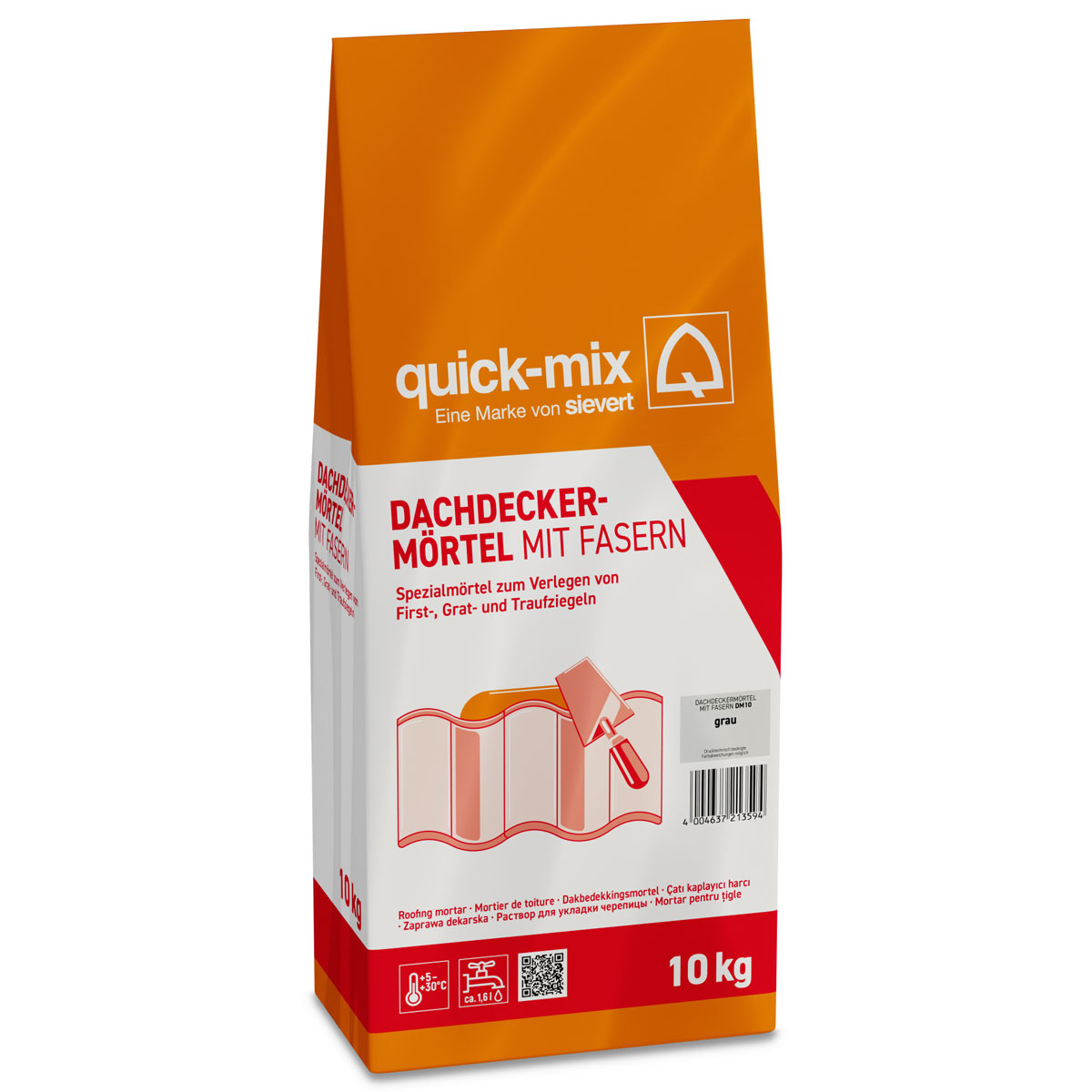 quick-mix Dachdeckermörtel grau 10 kg