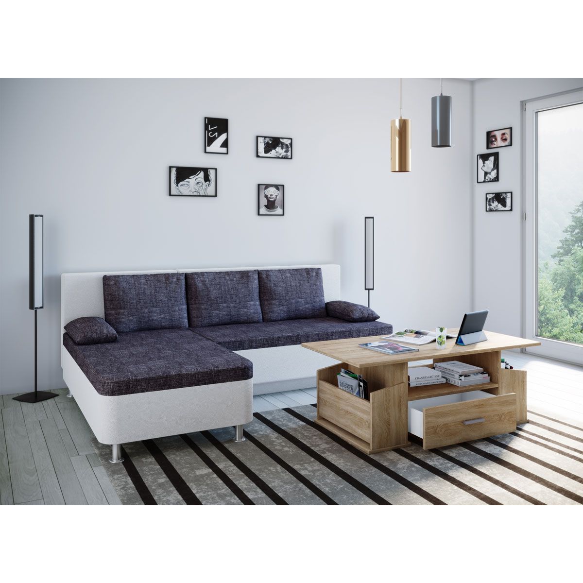 Couchtisch Junata weiß Bild 3