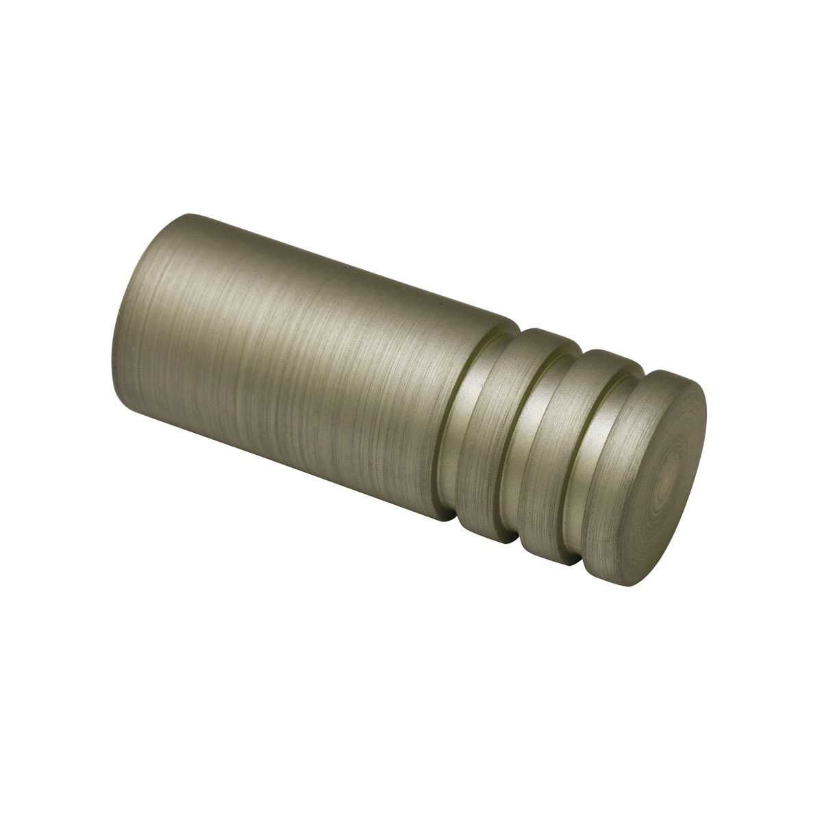 Gardinia Endknopf Kira Zylinder champagner Durchmesser 19 mm 2 Stück