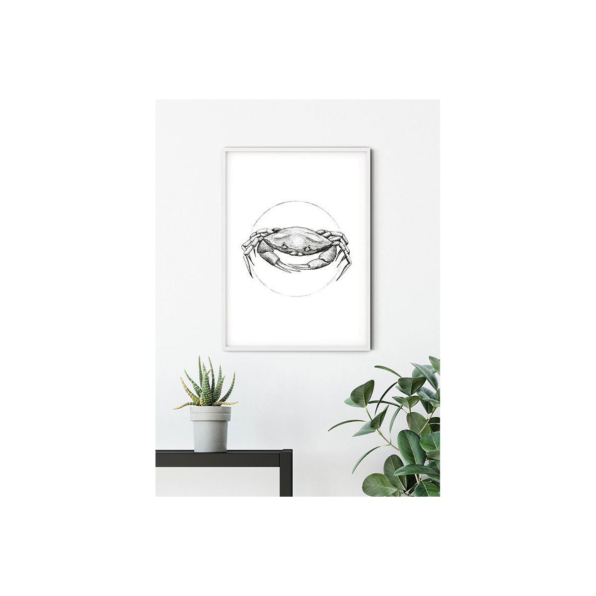 Komar  Wandbild Crab White 40x50 cm Bild 4