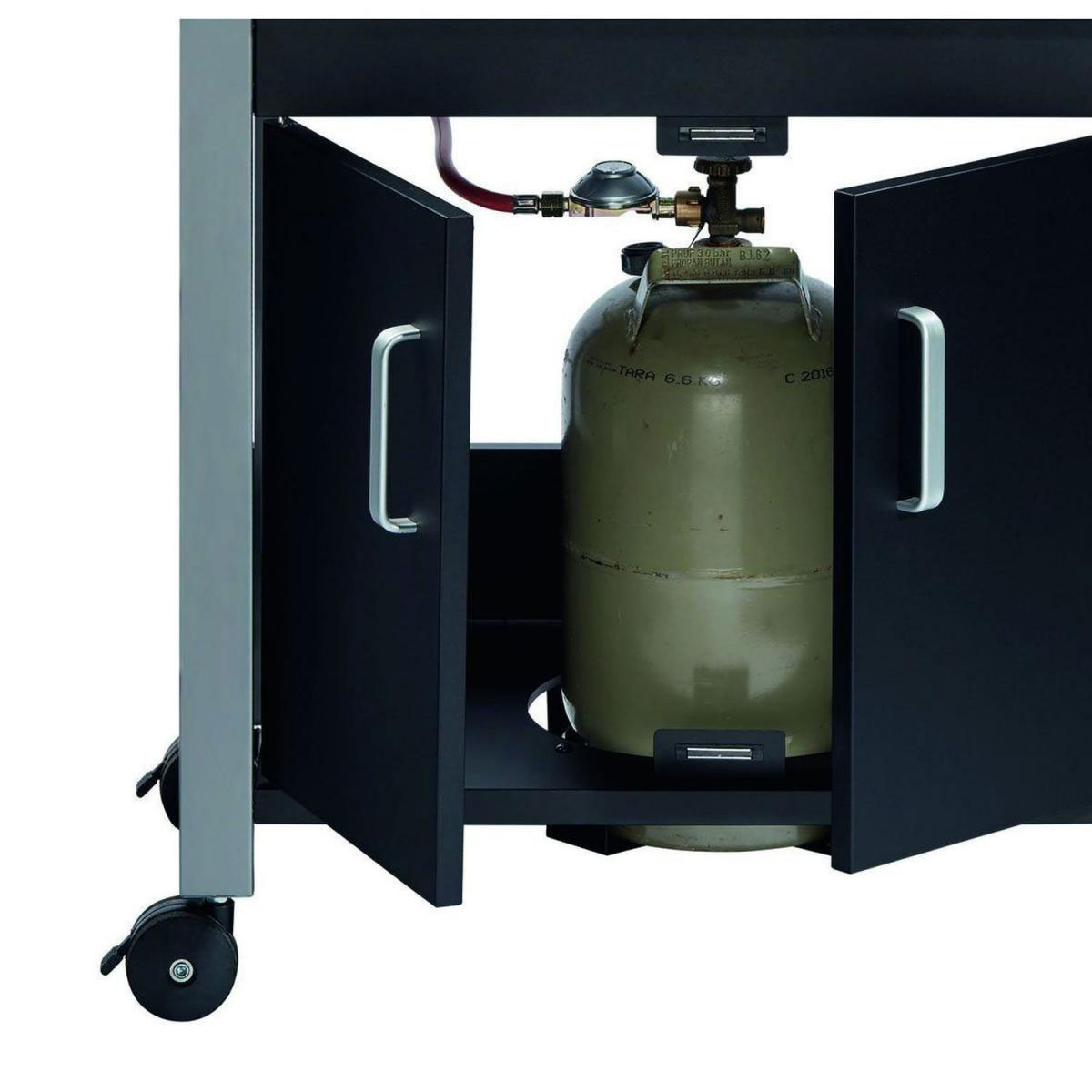 Rothmann Gasgrillwagen Ottawa 3 Brenner je 3,2 kW gusseisernes Grillrost Bild 6