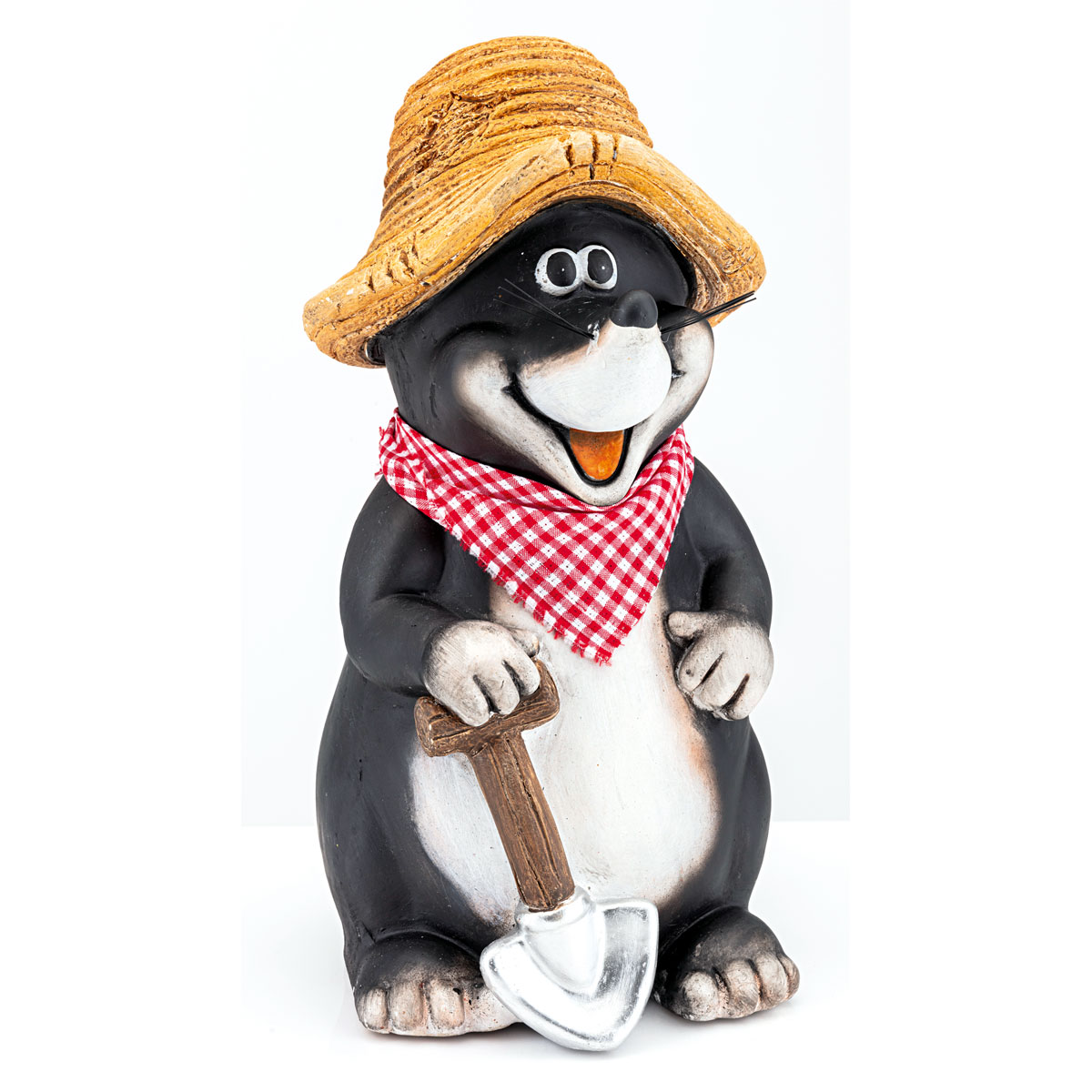 Maulwurf mit Schaufel 21 x 19 x 40 cm