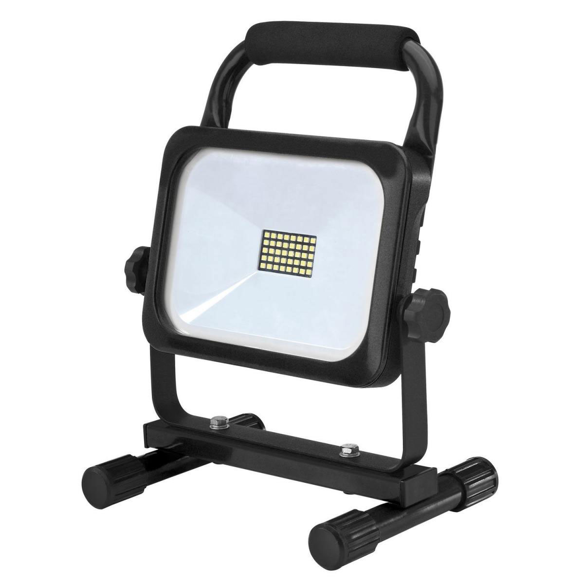 Unitec LED Akku-Strahler 20W 1600lm schwarz