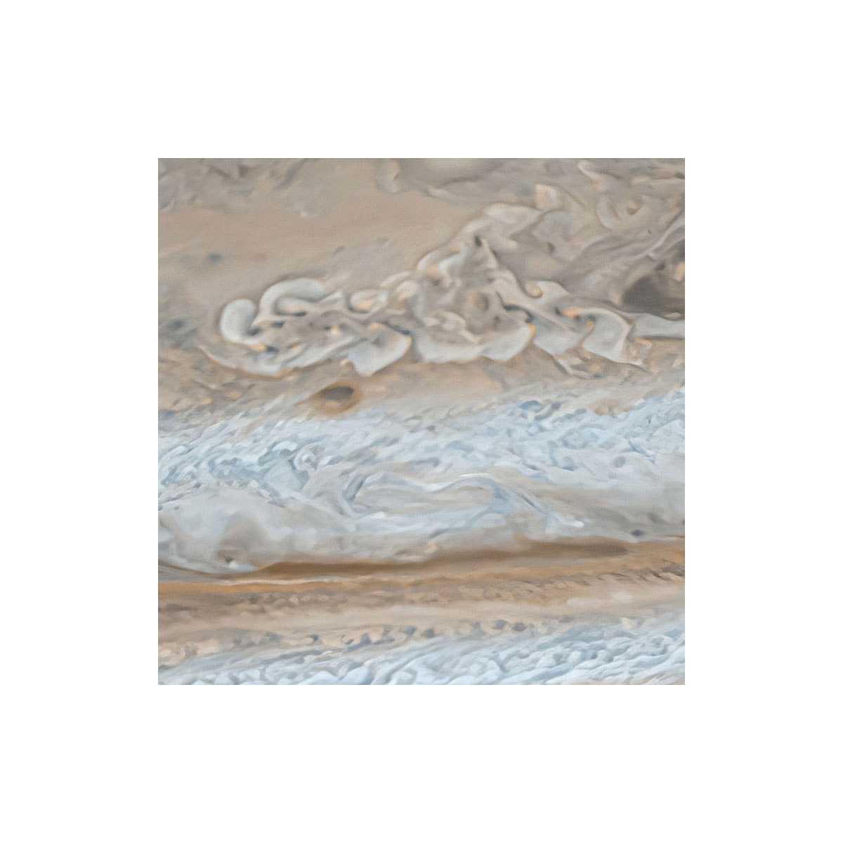 Komar  Selbstklebende Vlies Fototapete rund Jupiter Durchmesser 125 cm Bild 3