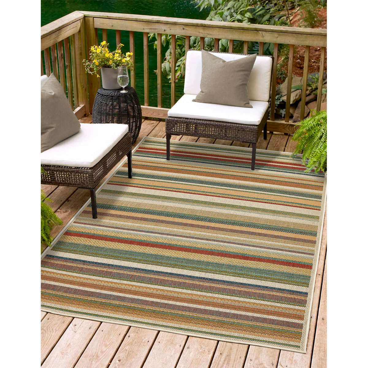 andiamo Teppich Sedona 80x150 cm Streifen multi Bild 4