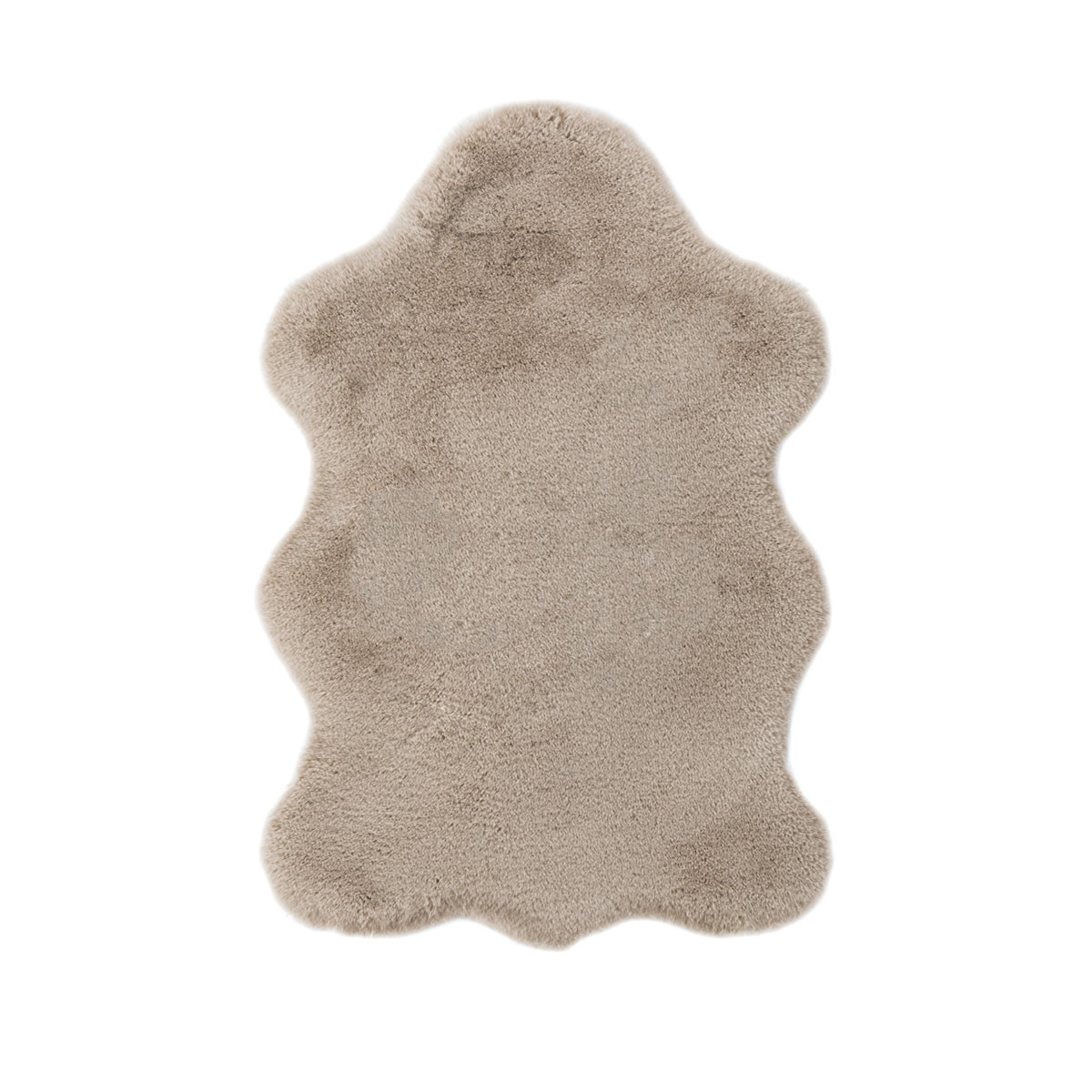 Kunstfell Amira taupe 55 x 80 cm