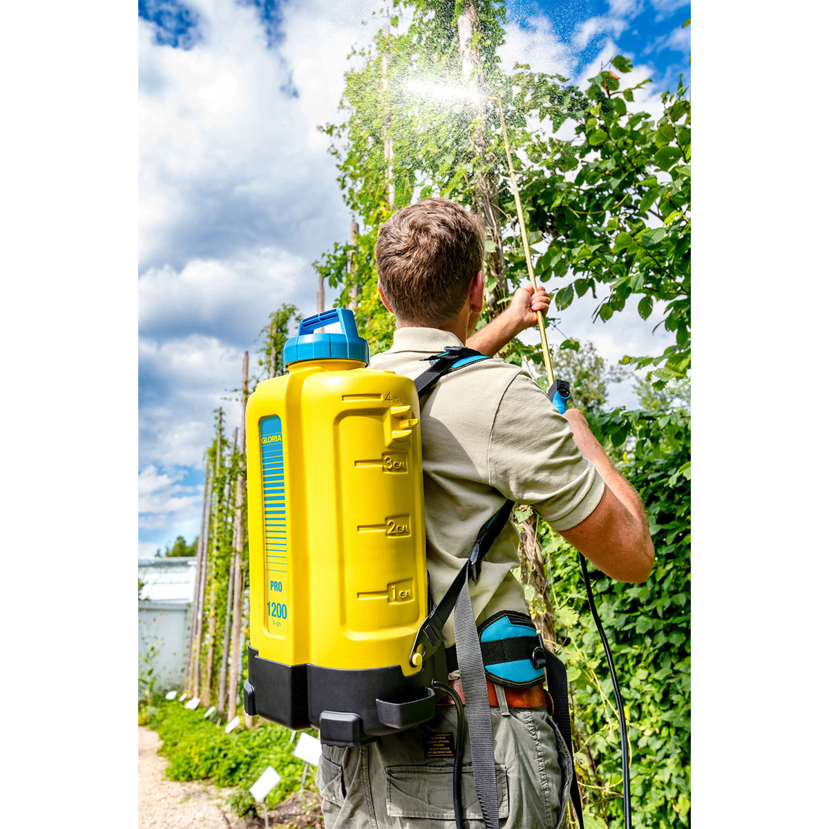 Gloria Akku-Rückensprüher 18V 12 L inkl Hohlkegel- und Flachstrahldüse ohne Akku Bild 8