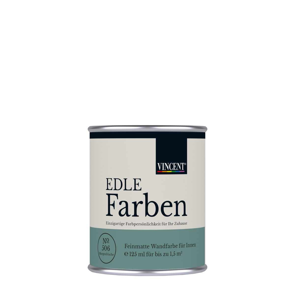 Vincent  Wandfarbe EDLE Farben Morgenfrische matt 0,125 L Bild 1