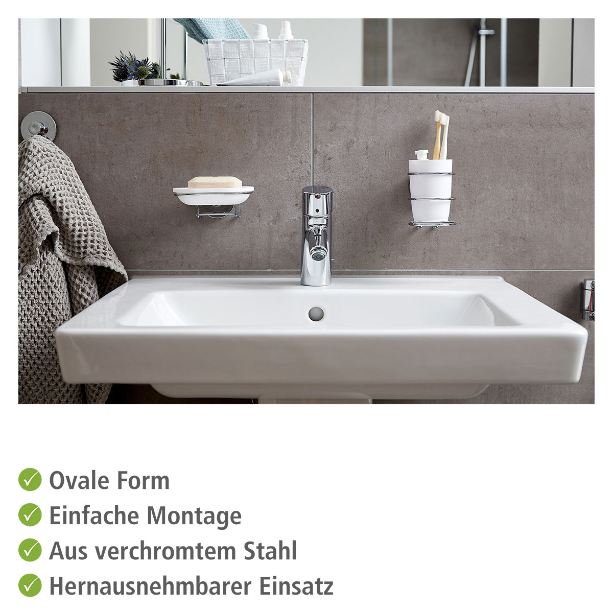 Wenko Vacuum-Loc Wand Seifenablage Milazzo Bild 3