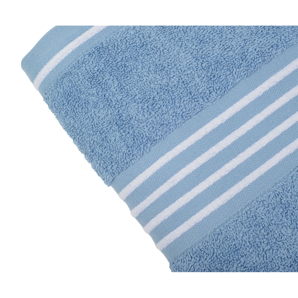 Gözze Frottier-Duschtuch Rio 70 x 140 cm blau vollfarbig Bild 3