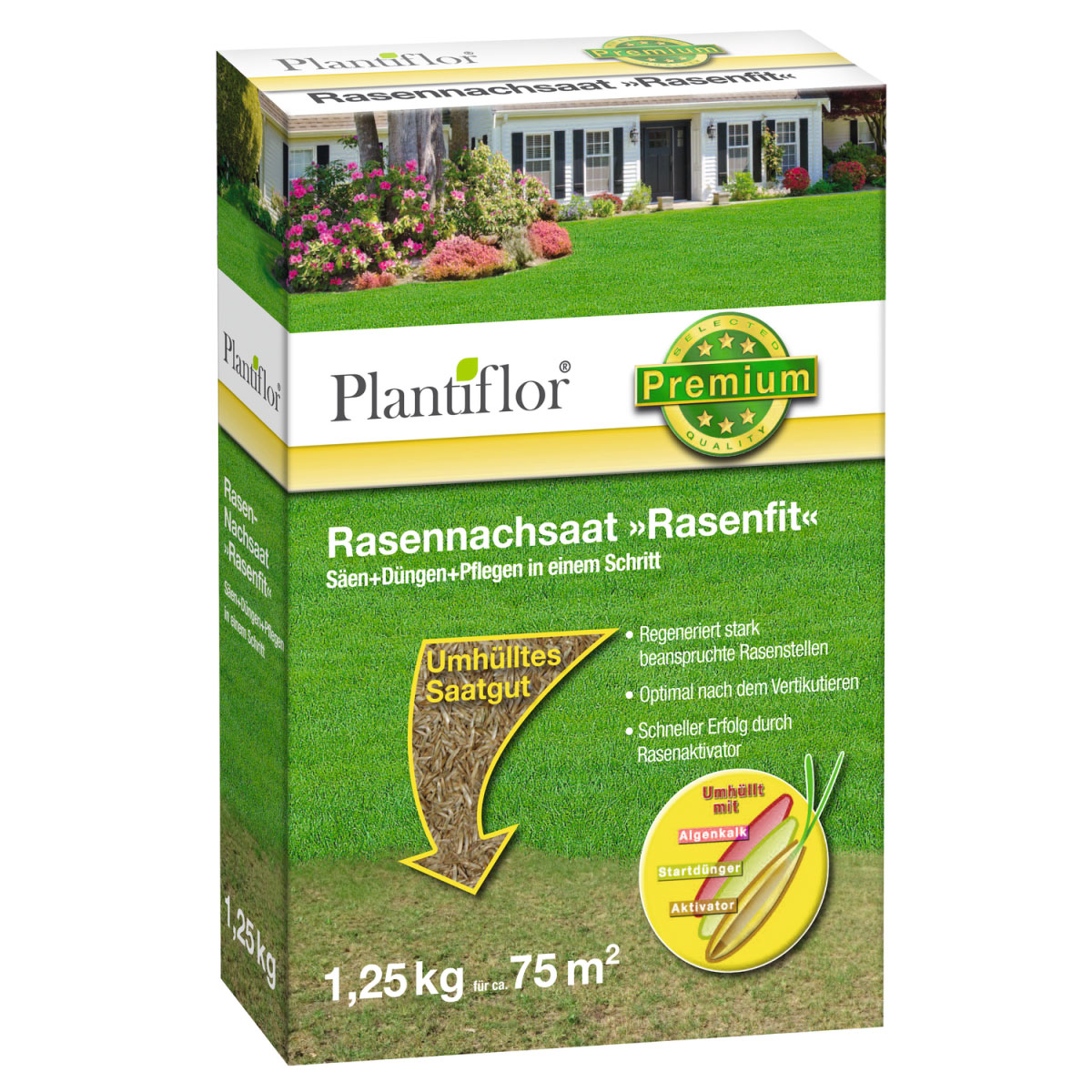 Plantiflor Rasennachsaat Rasenfit 1,25 kg