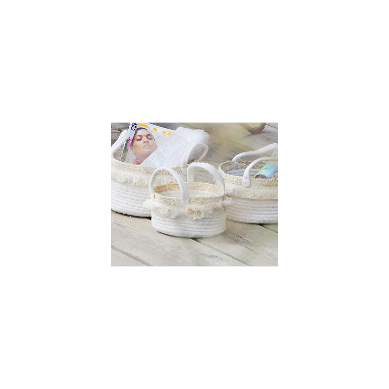 Dekokorb klein mit Henkel