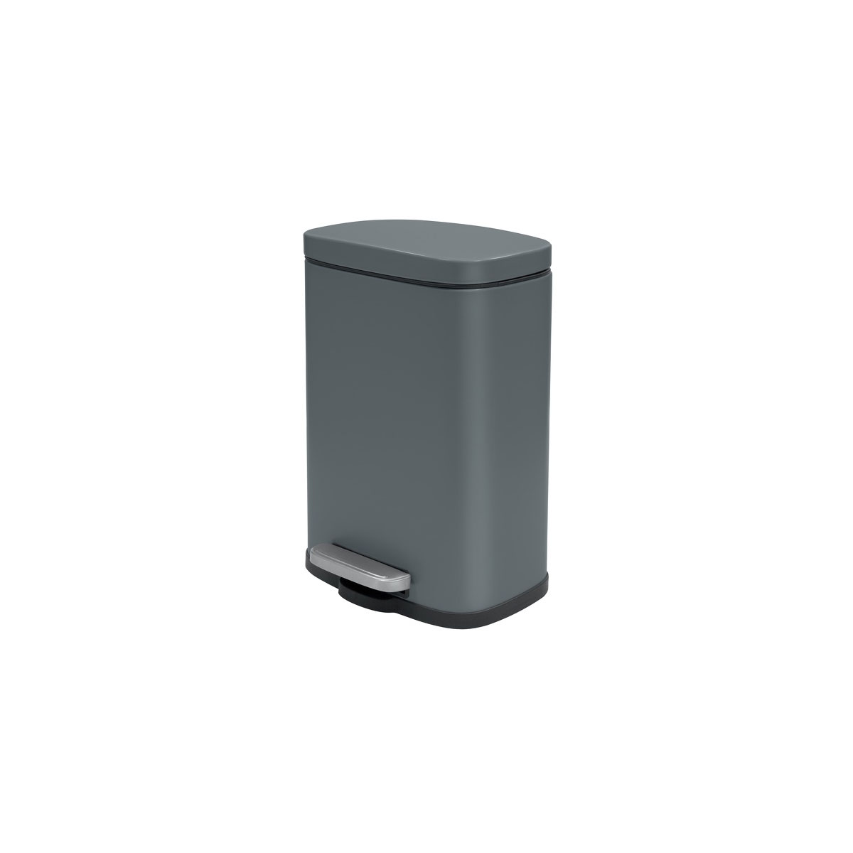 Treteimer AKIRA matt-grey 5 L