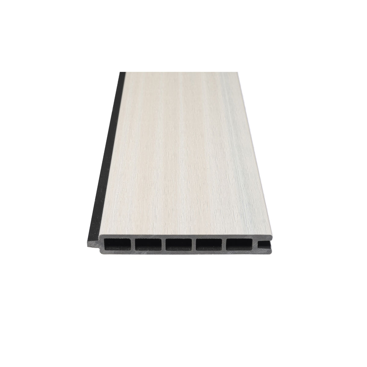 WPC-Steckzaun-Element Cora Line 179 x 14 cm beige 6er-Pack