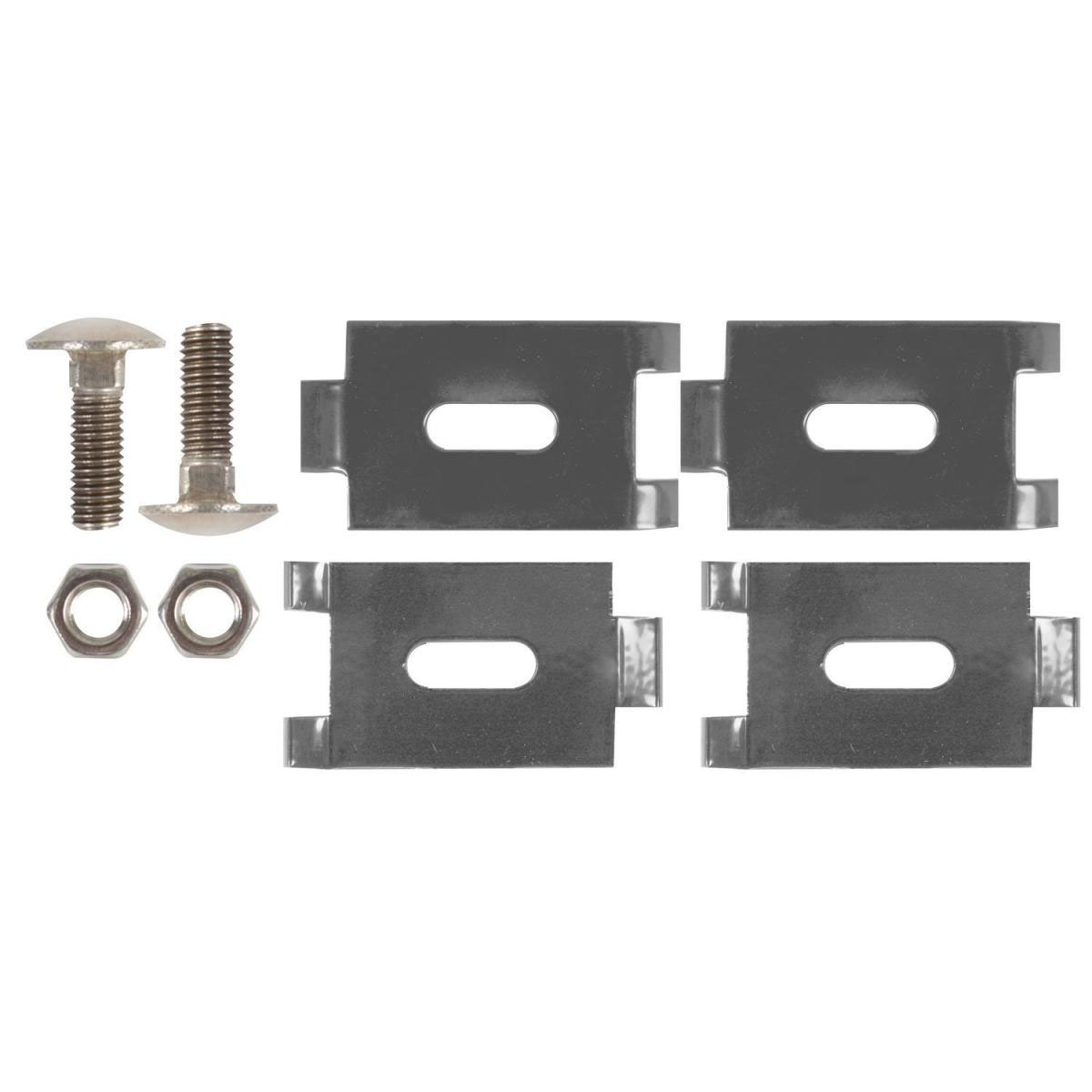 GAH Alberts Eckverbinder Doppelstab anthrazit 2 St./Beutel