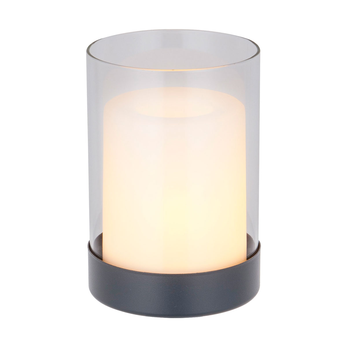 Flector Garten LED-Solar-Tischleuchte Nordic schwarz