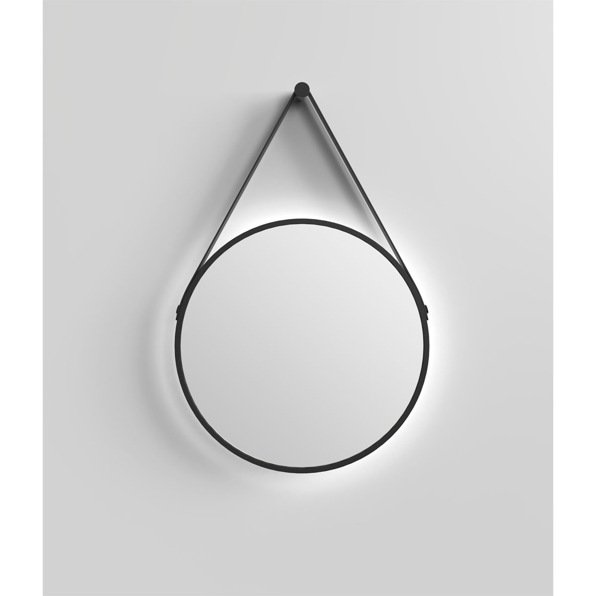 DSK  Design LED Lichtspiegel Silver Barbier Dm 50 cm