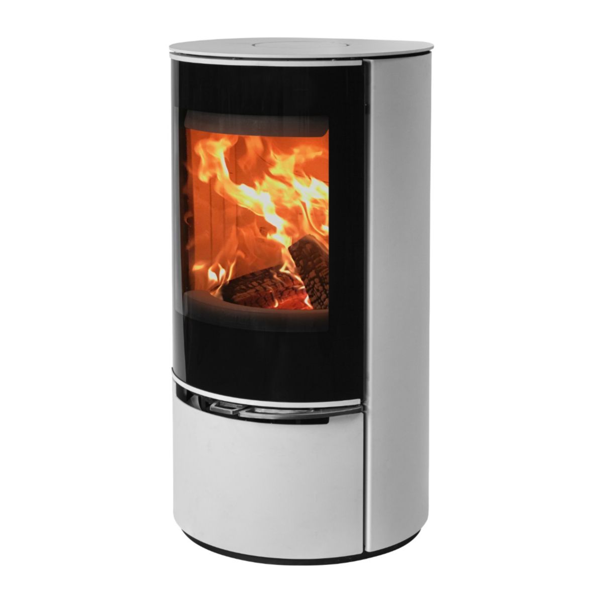 Kaminofen Aduro 17.1 Lux mit Aduro Tronic, Weiß lakiert, Möglichkeit Externe Luftzufuhr