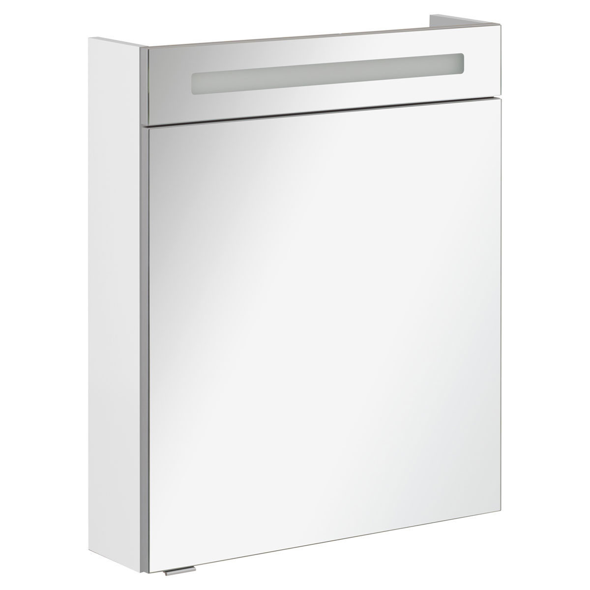 Fackelmann LED-Spiegelschrank B.clever 60 x 71 x 16 cm weiß Bild 1