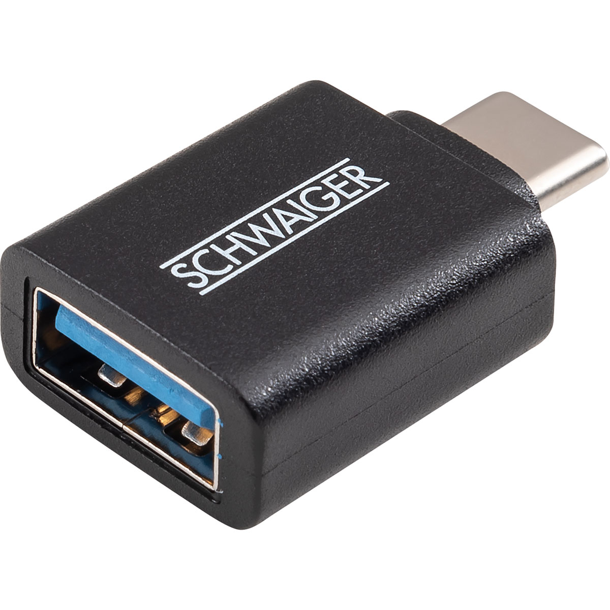 Schwaiger USB-3.1-Adapter mit 3.1 C Stecker und USB 3A Buchse