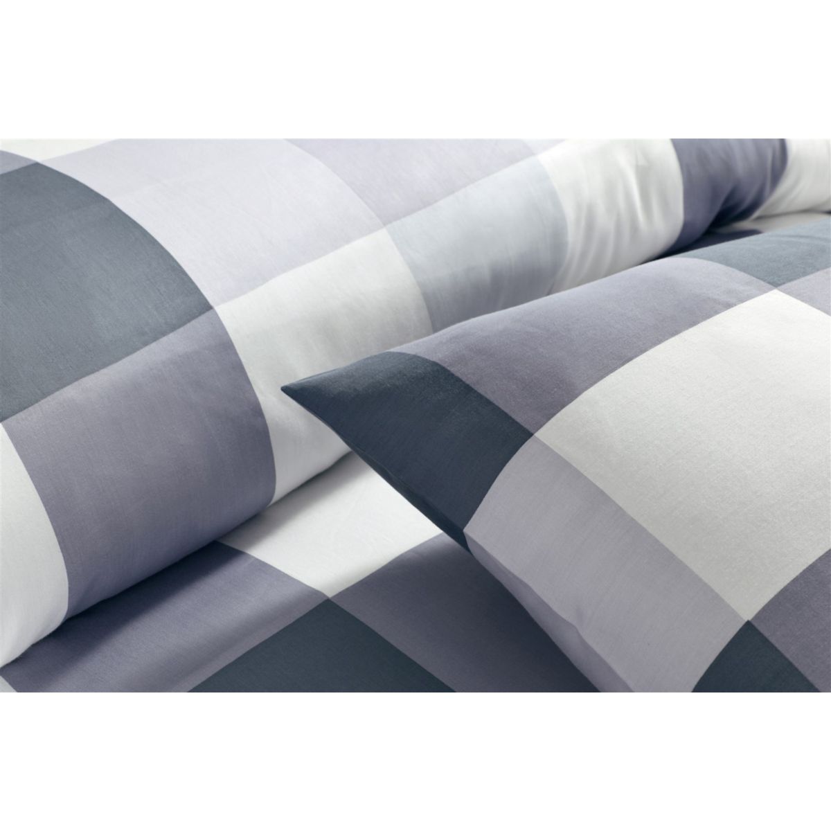 Bettwäsche Nevada 125-FR Blau 220cm x 240cm / 65cm x 65cm (2 Stück) Bild 5