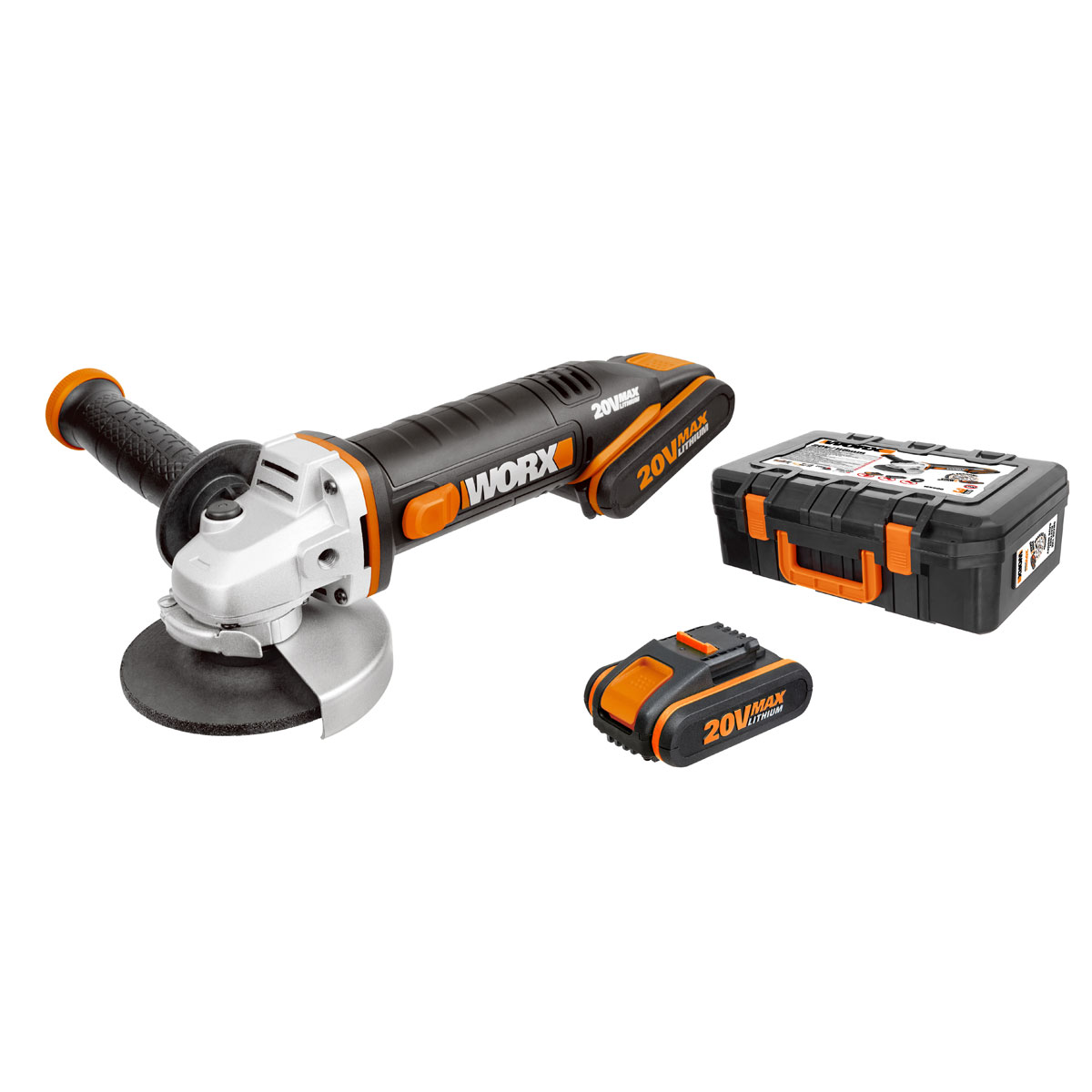 Worx Akku-Winkelschleifer-Set WX800