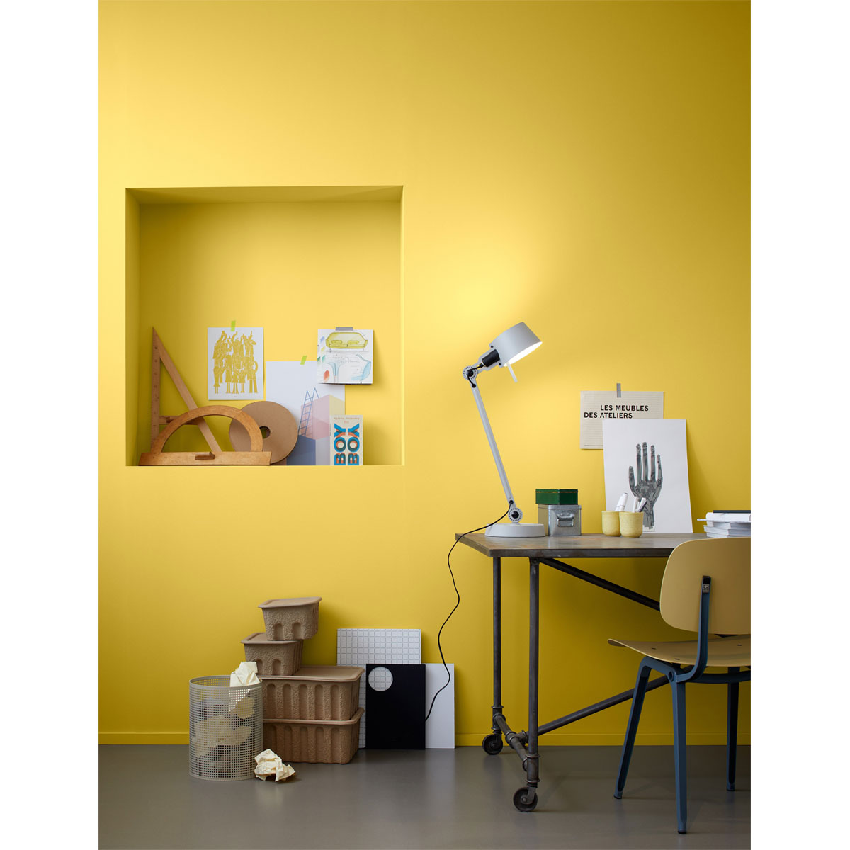 Alpina Innenfarbe pure farben 2,5 L Currygelb matt Bild 2