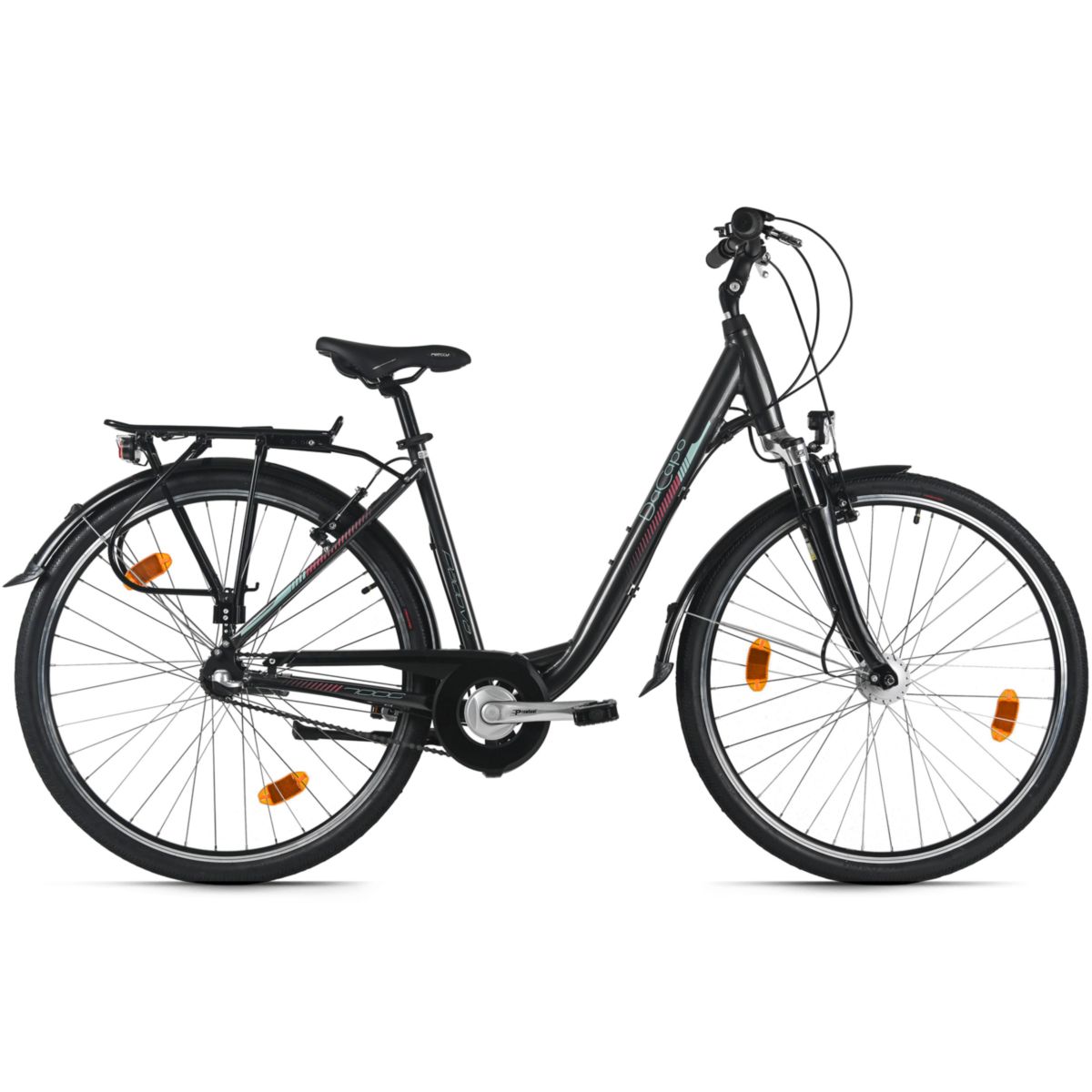 DaCapo Damenrad 28'' Padova Schwarz 3 Gänge RH 48 cm
