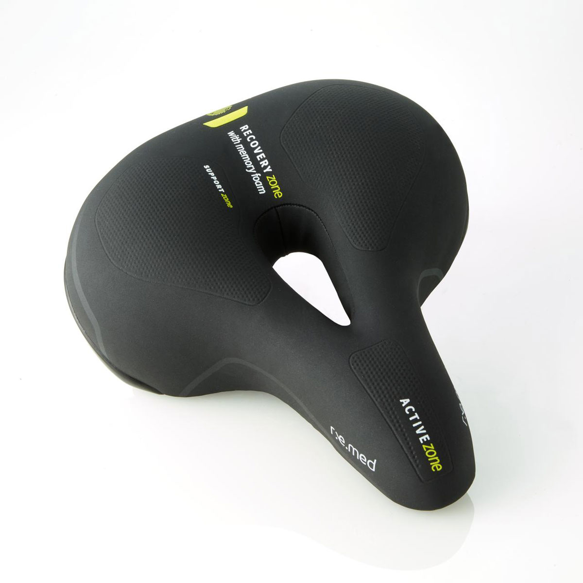 Fischer Bikes Sattel R.E.Med Memory Foam für Tourenrad schwarz