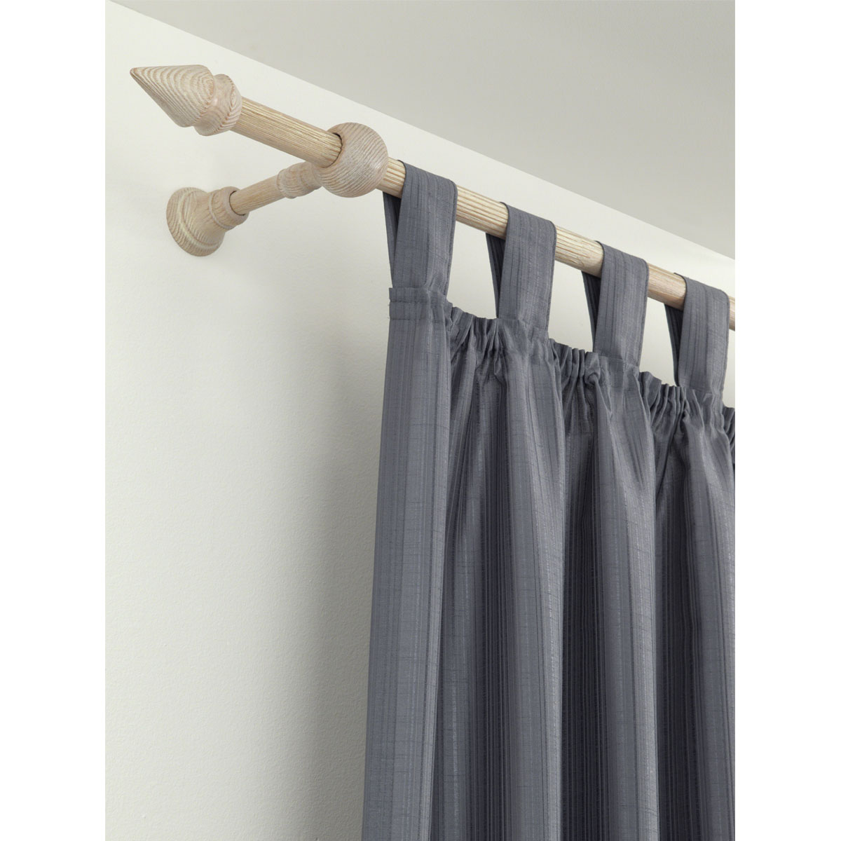 Gardinia Gardinenstange Country 240 cm Durchmesser 25 mm catsell-eiche Bild 2