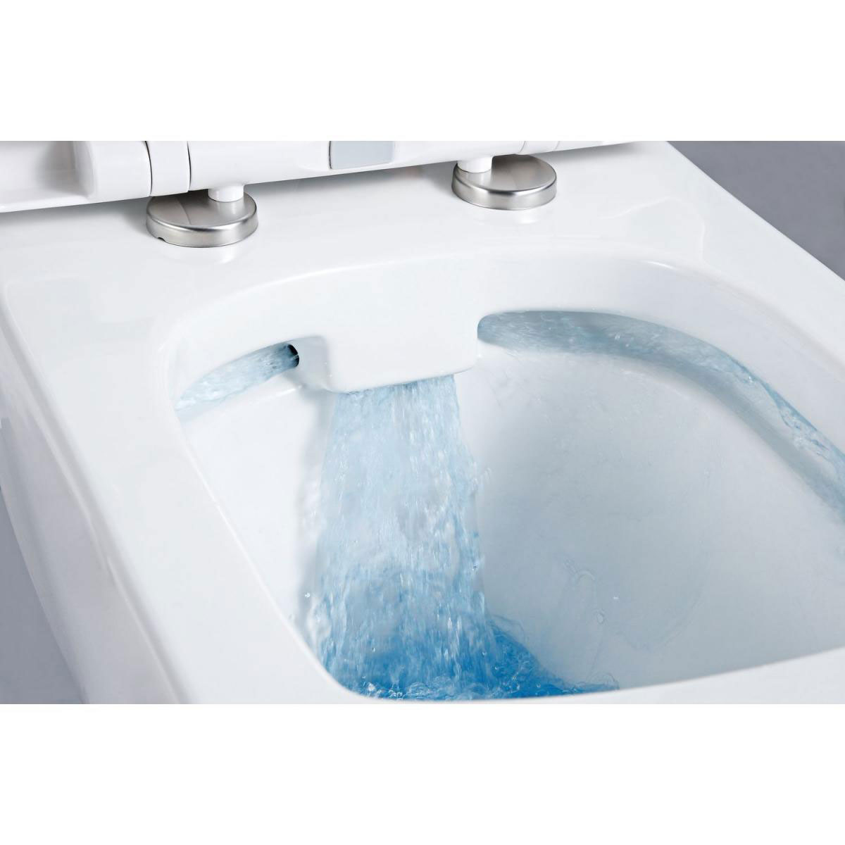 Valblue Spülrandloses Wand WC-Set 3- teilig eckig Bild 4