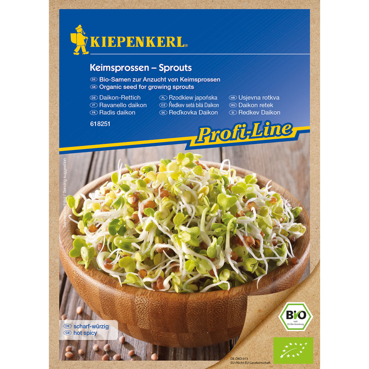 Kiepenkerl BIO Keimsprossen Daikon-Rettich Bild 1