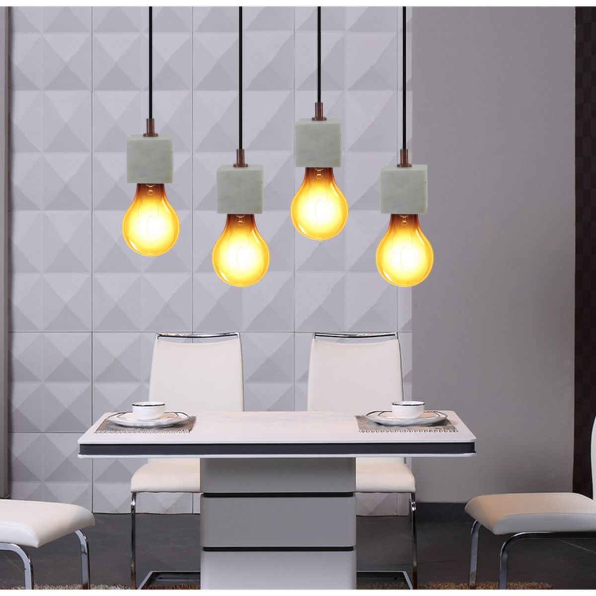 Hängelampe Sigma III weiss Bild 3