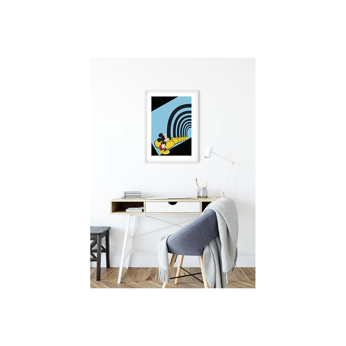 Komar  Wandbild Mickey Mouse Foot Tunnel 50x70 cm Bild 5