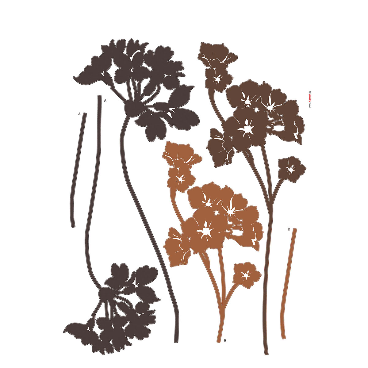 Komar  Wandtattoo Lady's Smock 50x70 cm Bild 2