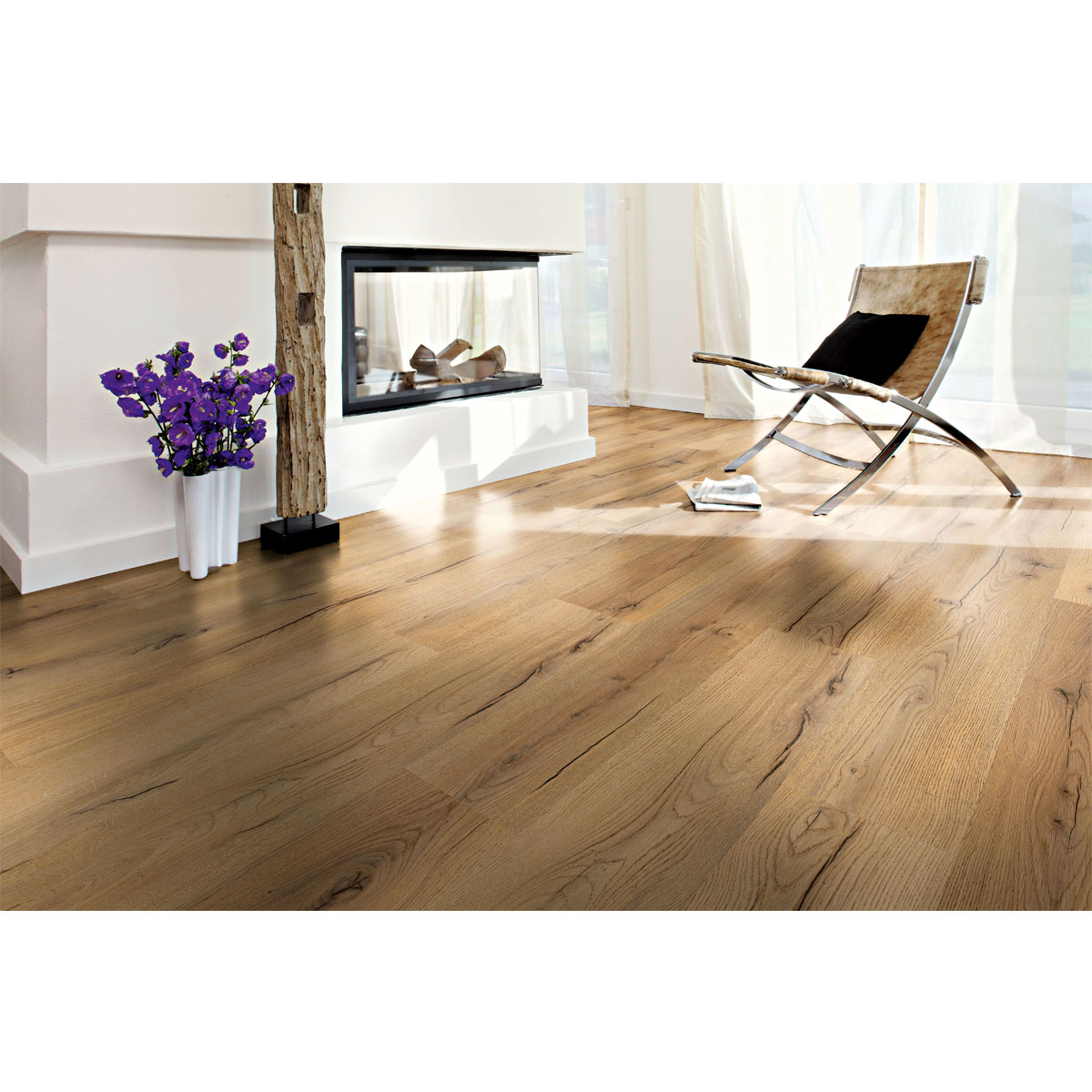 Basic Laminatboden Century Oak beige 138 x 19,3 cm Bild 5