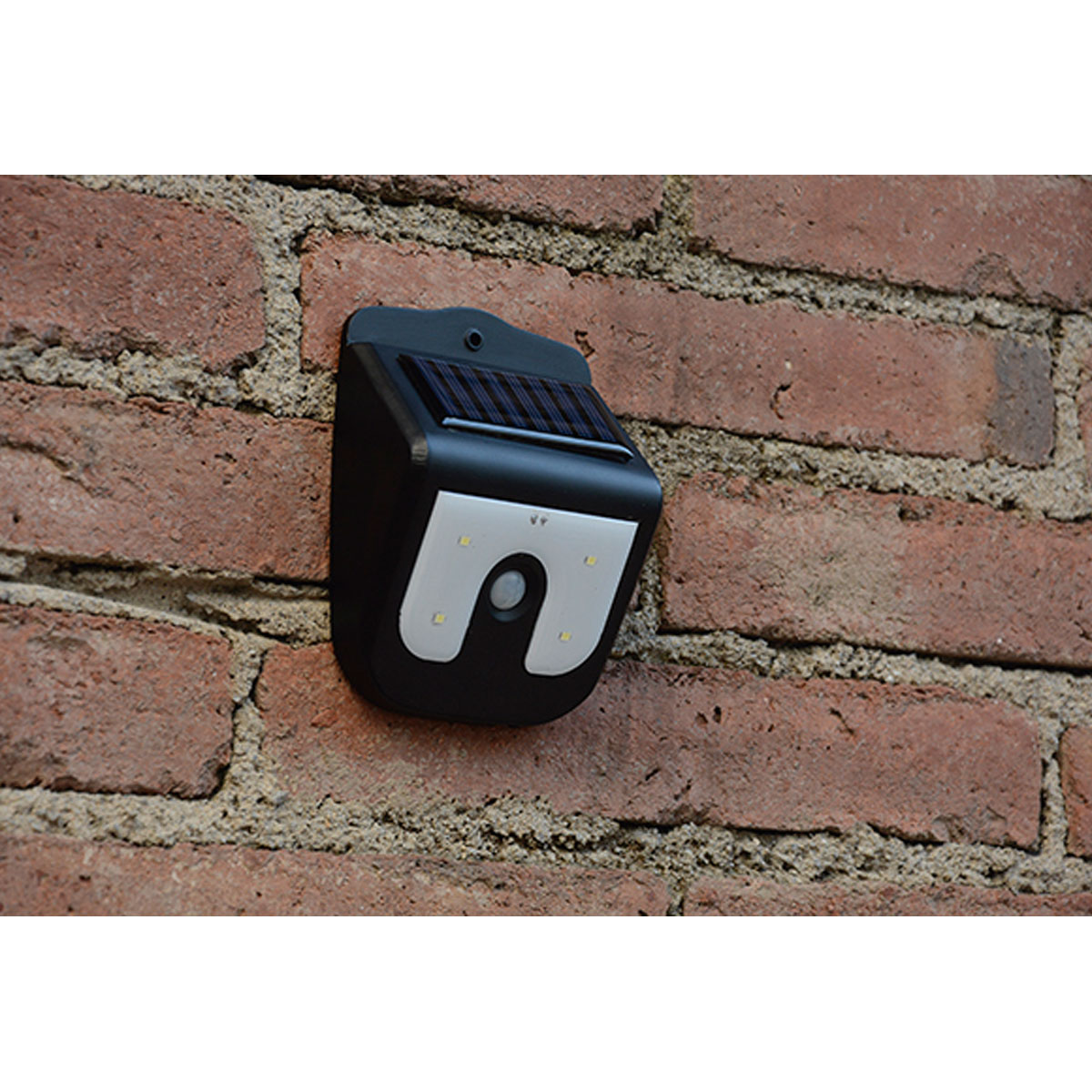 Best Direct LED-Solar-Wandleuchte Vigilamp Solar mit Bewegungssensor schwarz Bild 3